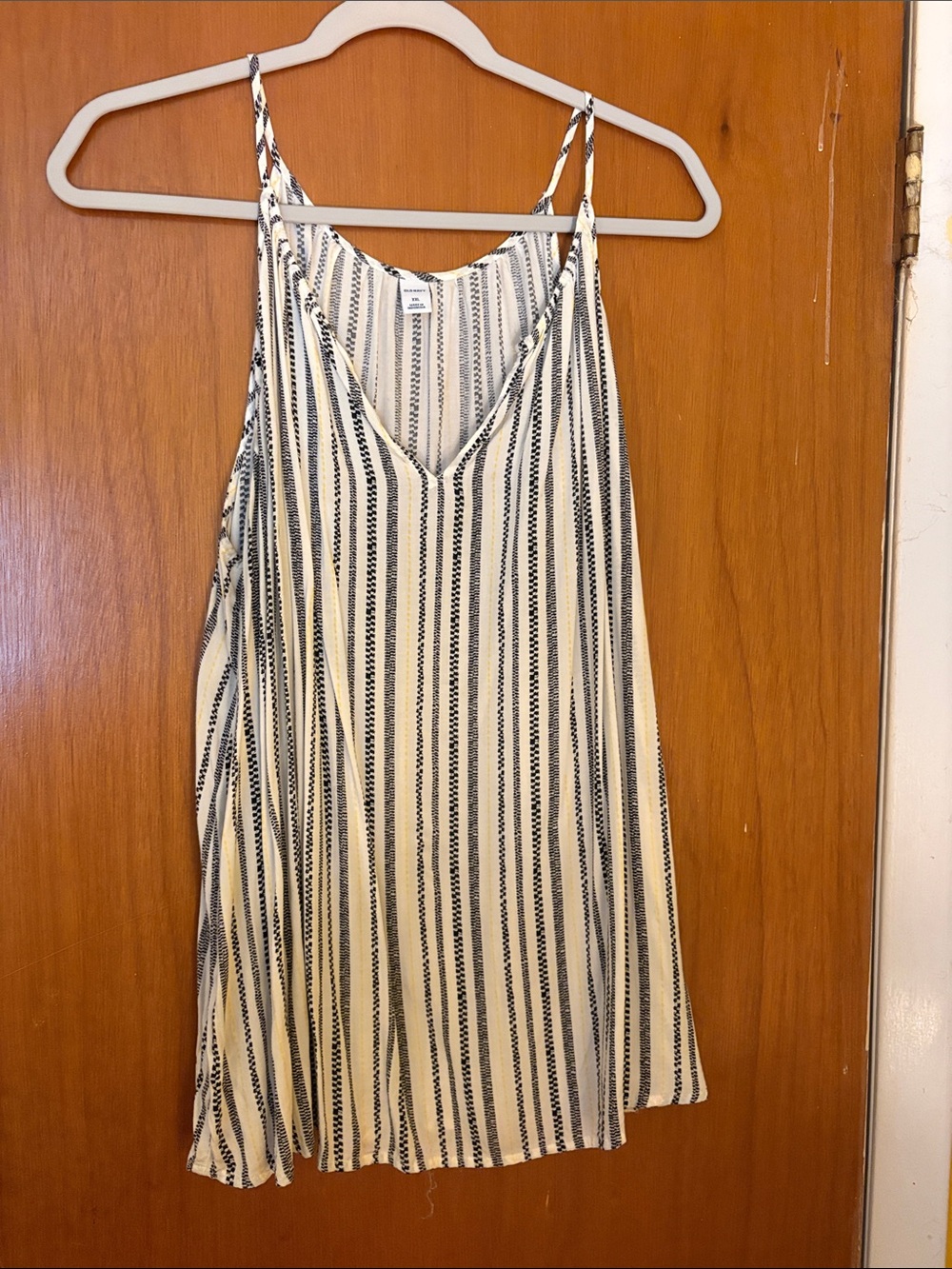 Old Navy Striped V-Neck Spaghetti Strap Tank 2XL XXL
